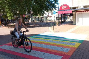 Mooi regenboogpad