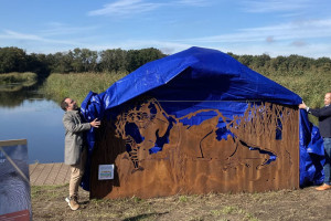 Otterwand in Naardermeer